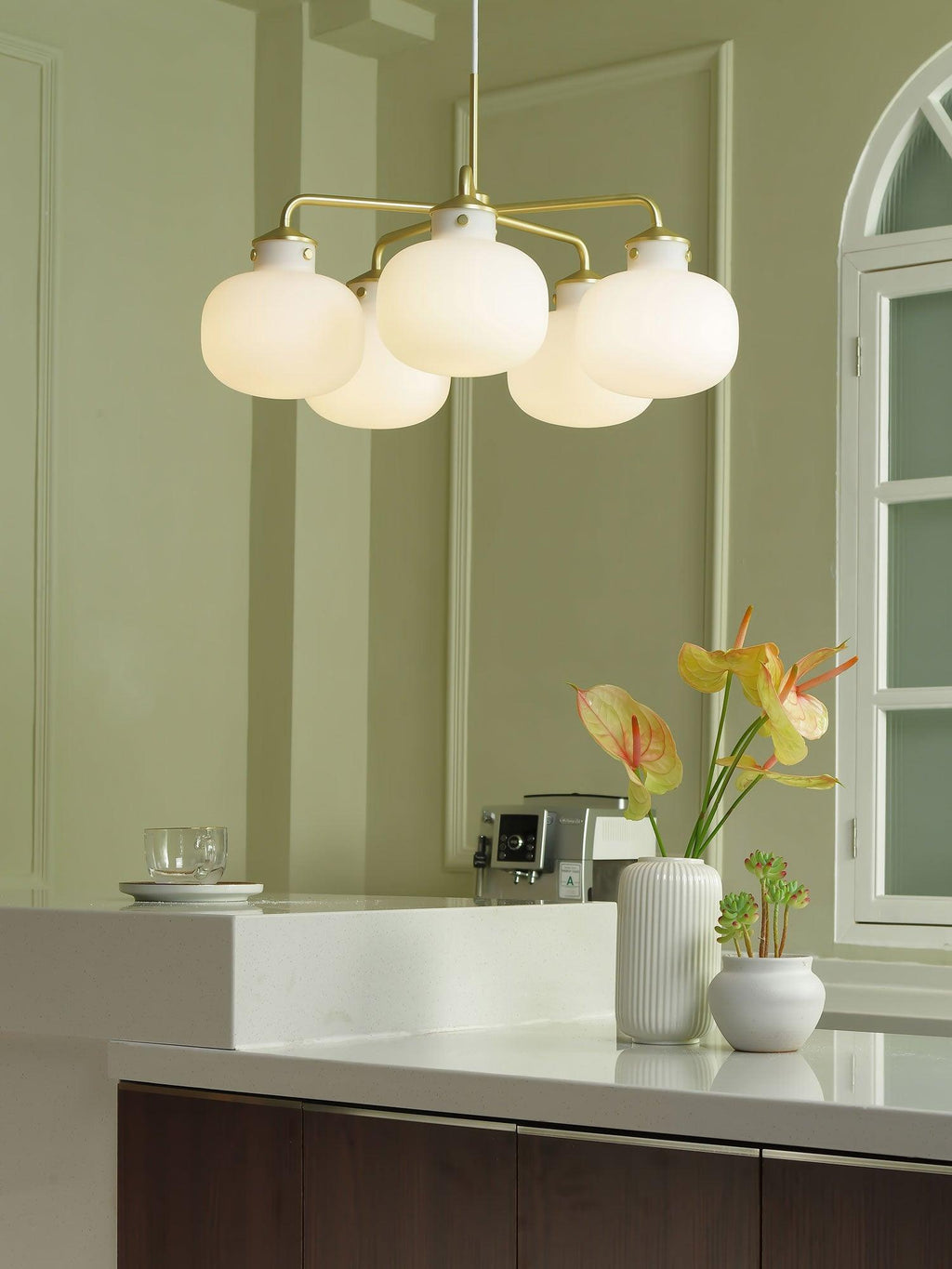 Avenora Glass Pendant Light-Moonnatur