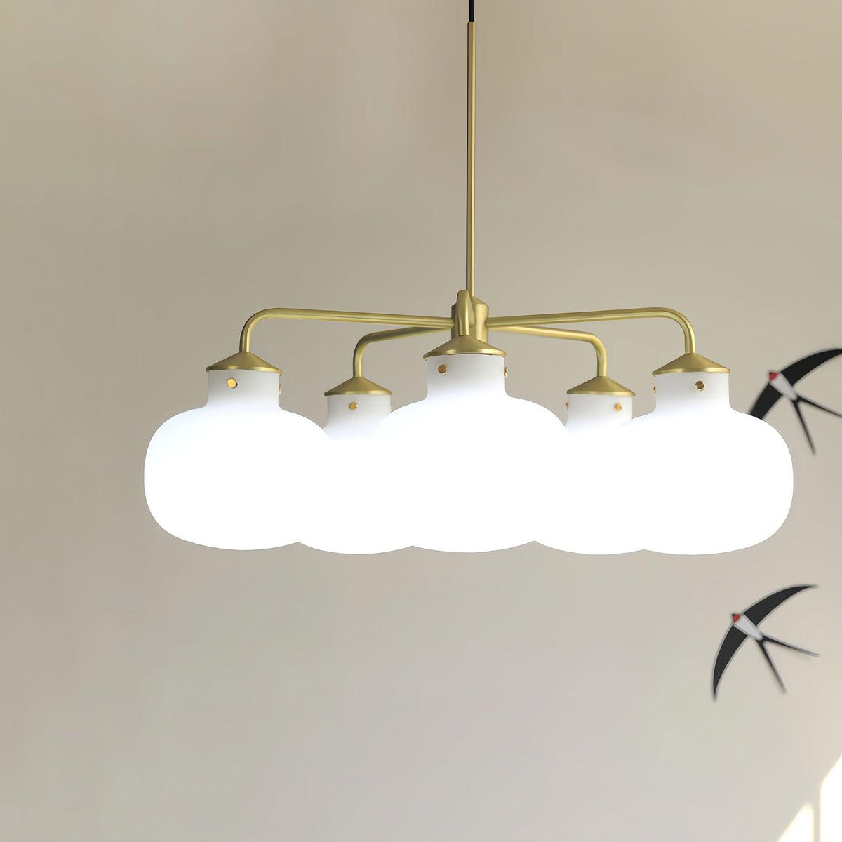 Avenora Glass Pendant Light-Moonnatur