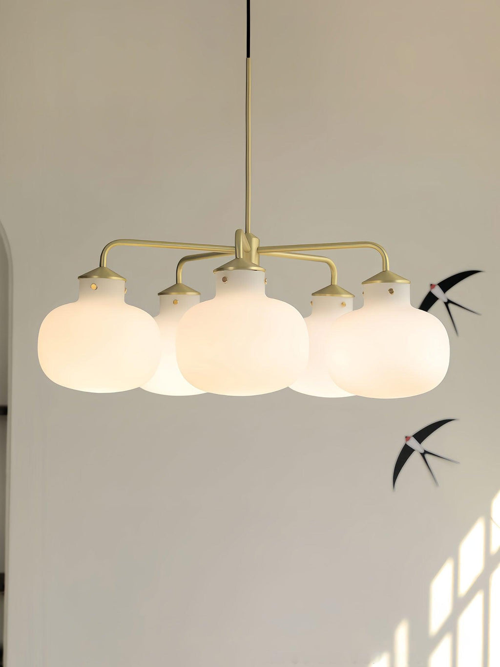 Avenora Glass Pendant Light-Moonnatur