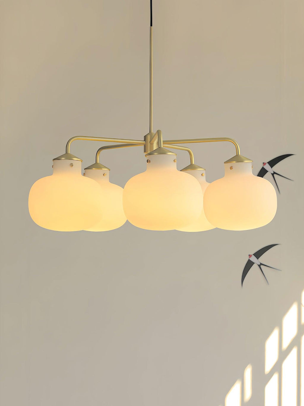Avenora Glass Pendant Light-Moonnatur