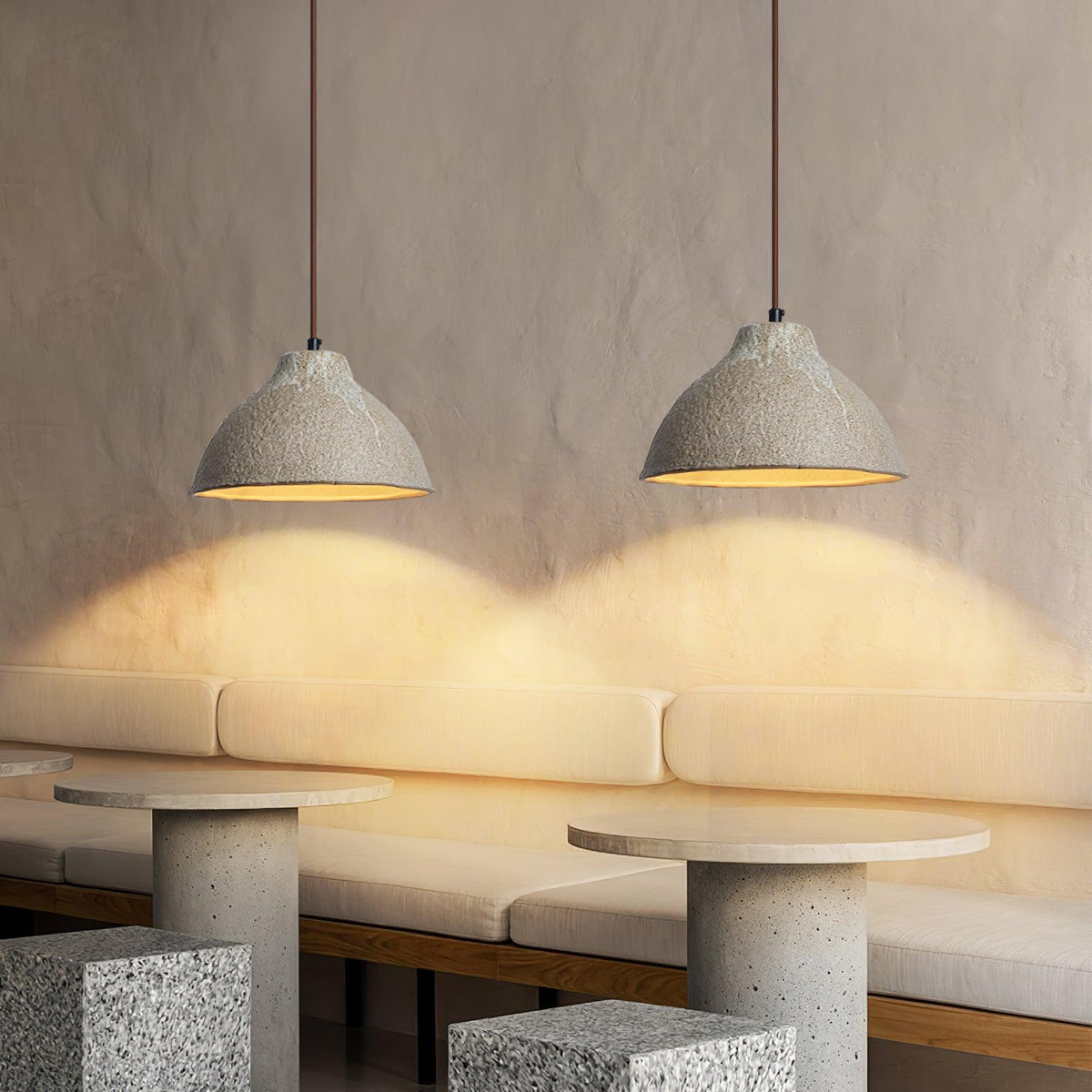 Garnelash Ceramic Pendant Light-Moonnatur