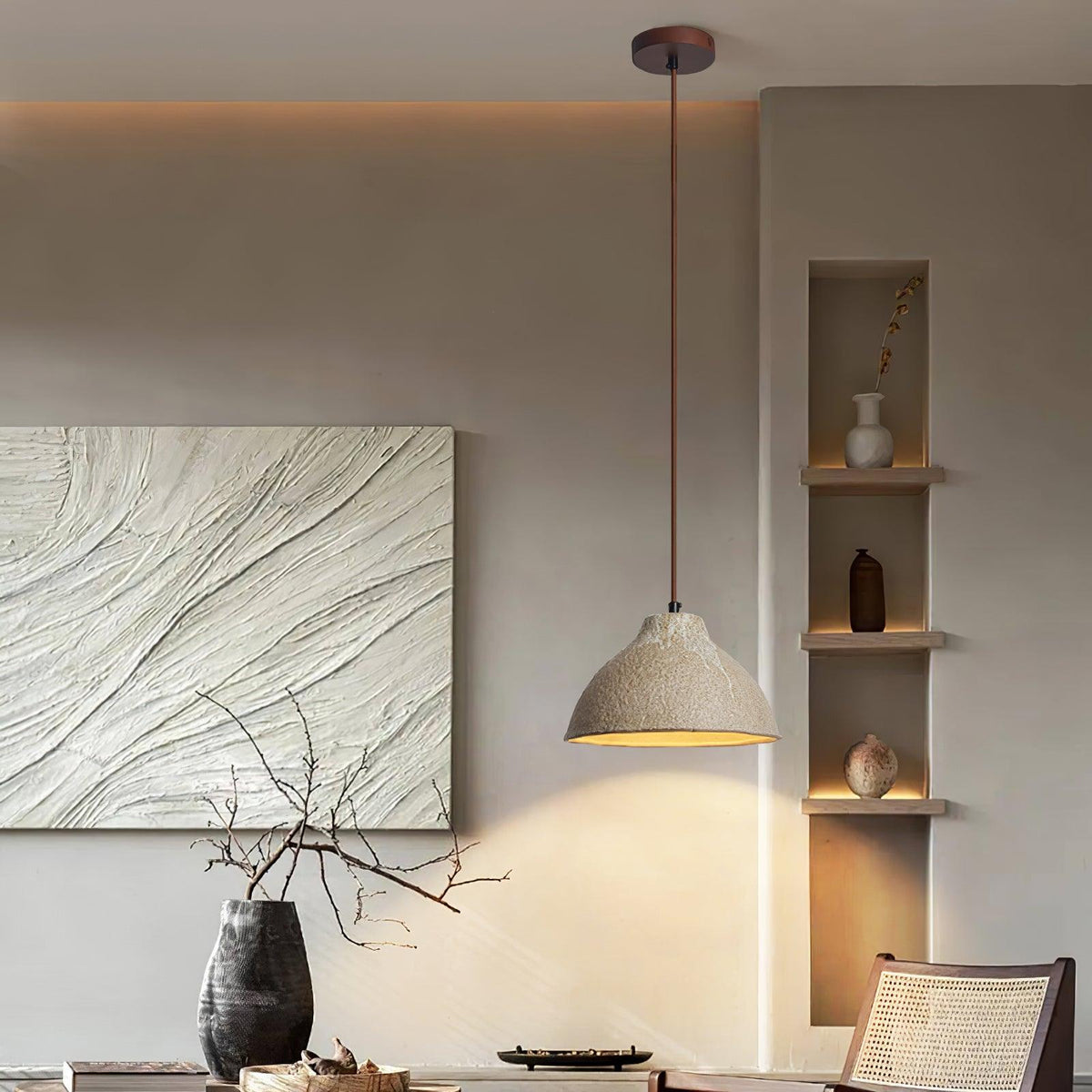 Cedrora Ceramic Pendant Light-Moonnatur