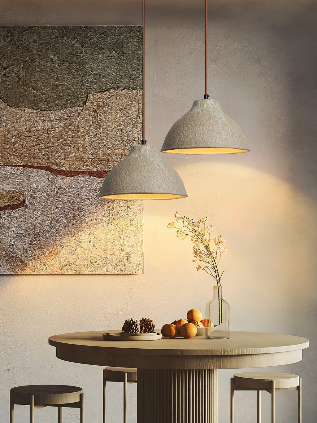 Cedrora Ceramic Pendant Light-Moonnatur