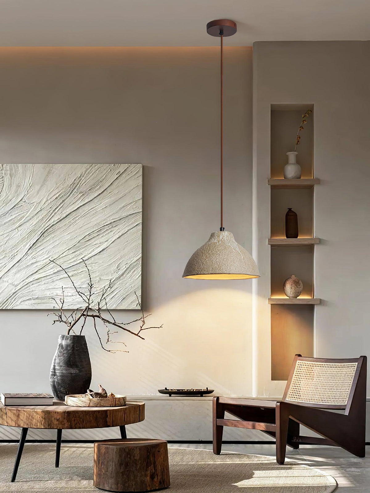 Cedrora Ceramic Pendant Light-Moonnatur