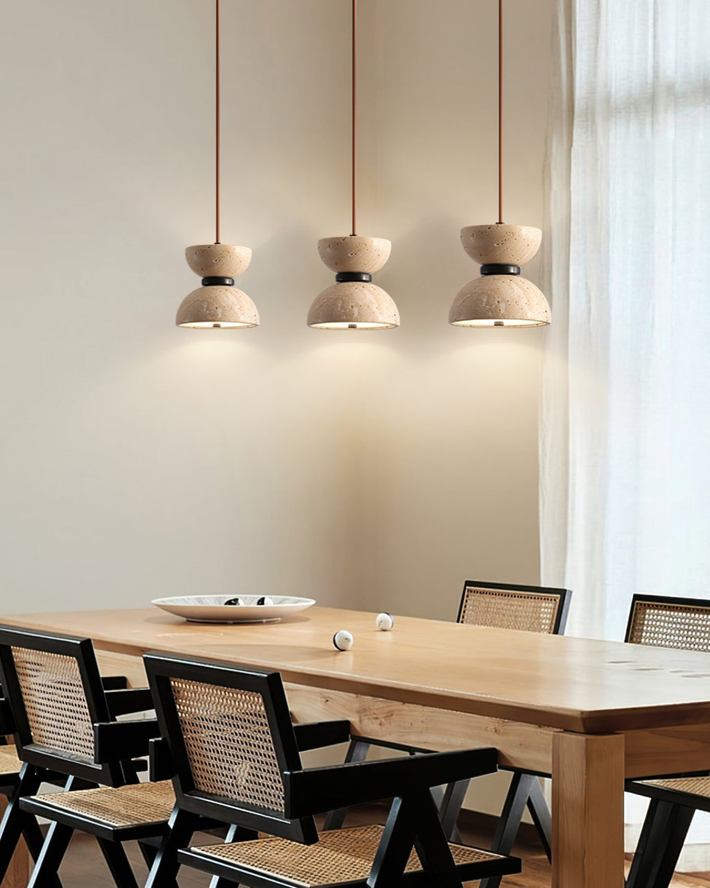 Faldenwyn Travertine Pendant Light-Moonnatur