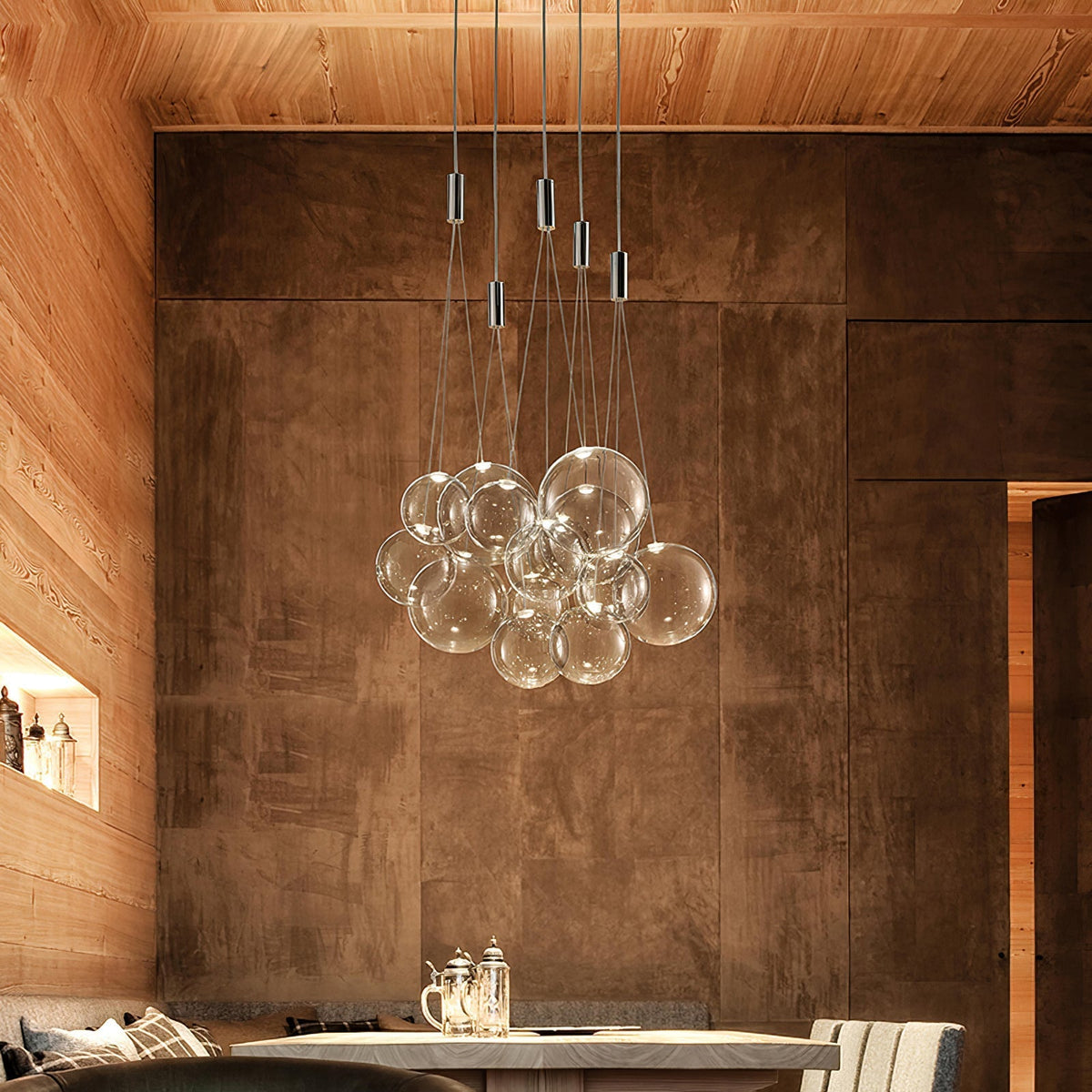 Ralise Glass Pendant Light-Moonnatur