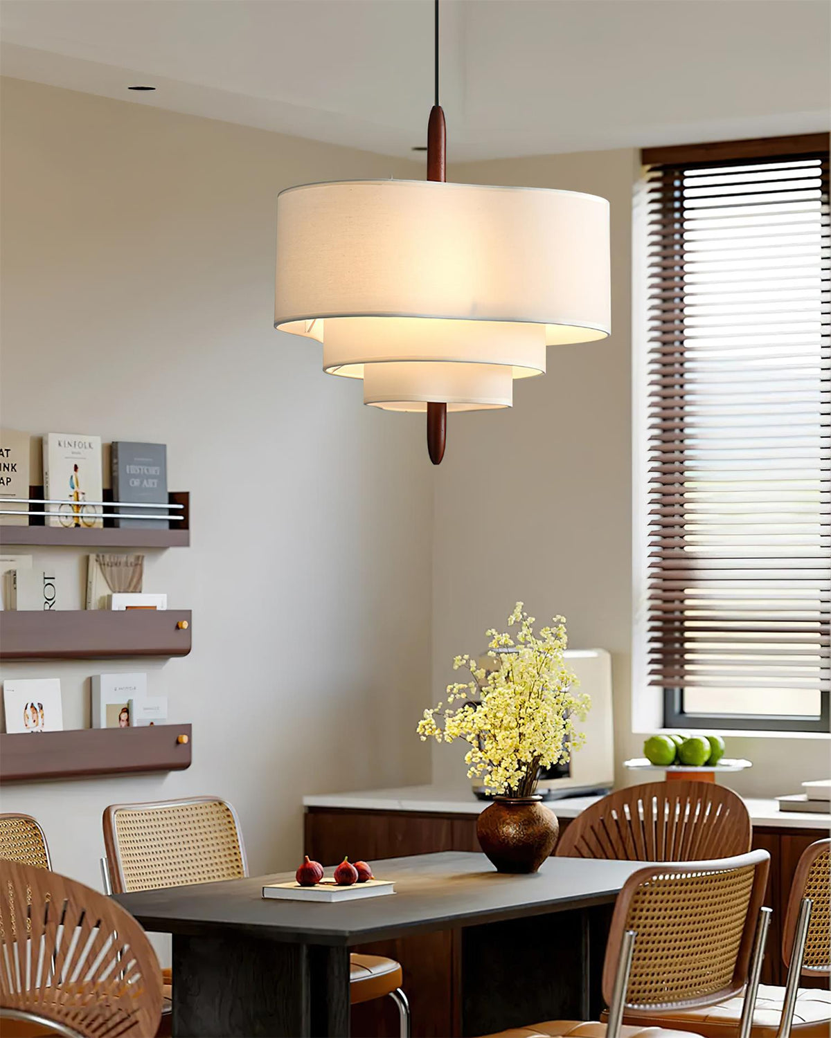 Valdenfern Fabric Pendant Light-Moonnatur