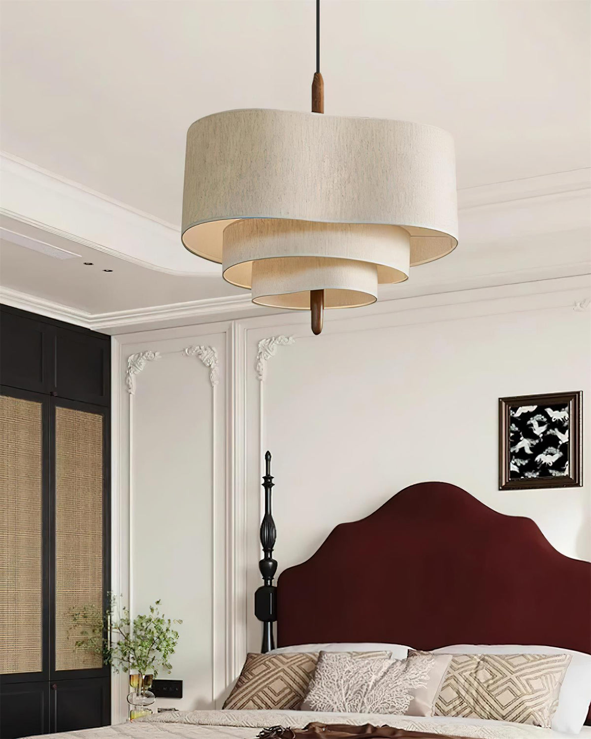 Valdenfern Fabric Pendant Light-Moonnatur