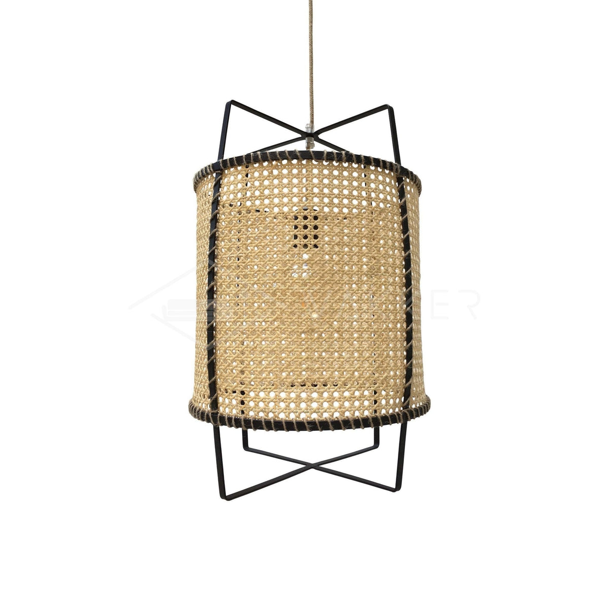 Ashwillow Rattan Pendant Light-Moonnatur