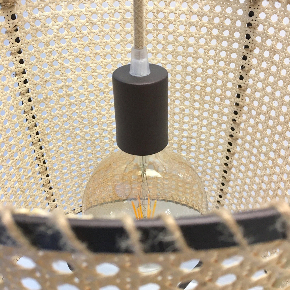Ashwillow Rattan Pendant Light-Moonnatur