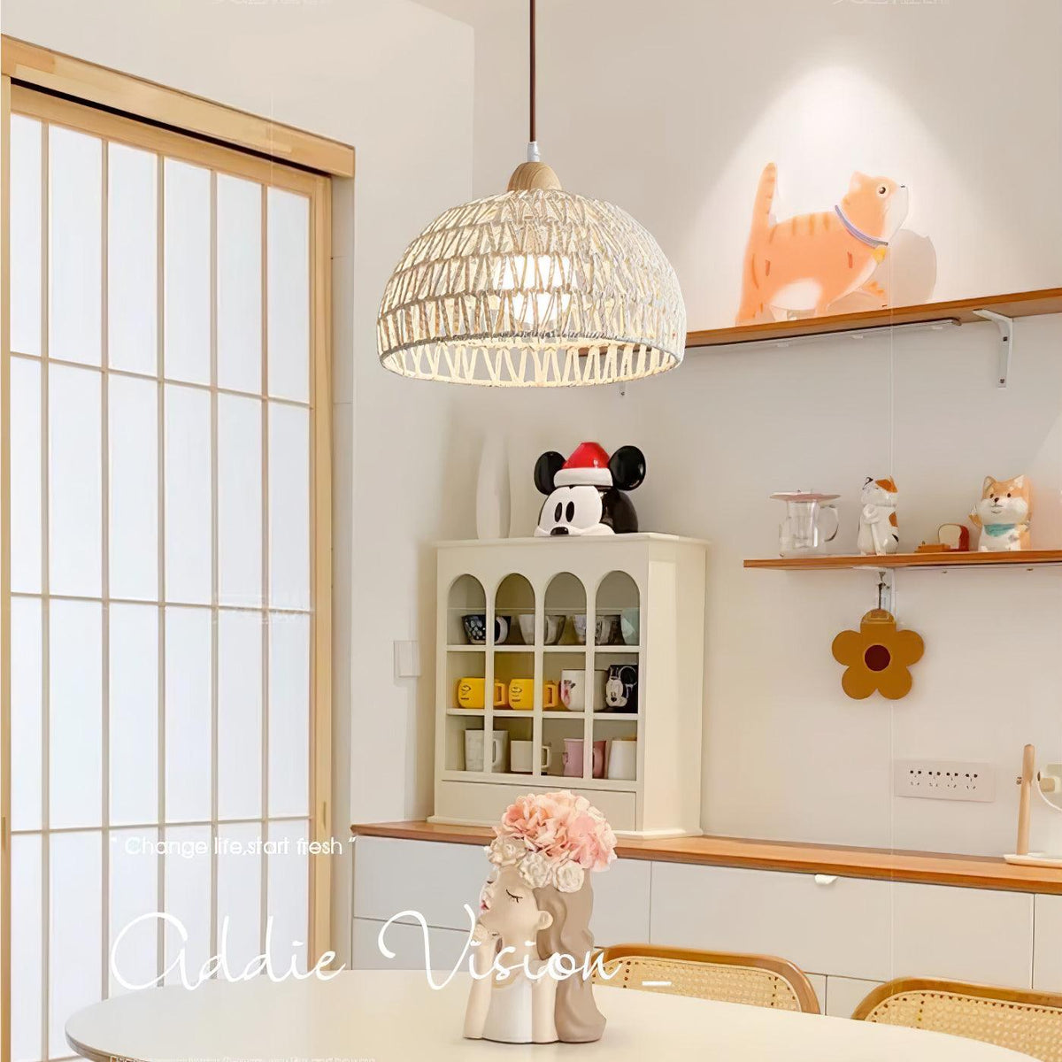 Kiranora Paper Vine Pendant Light-Moonnatur