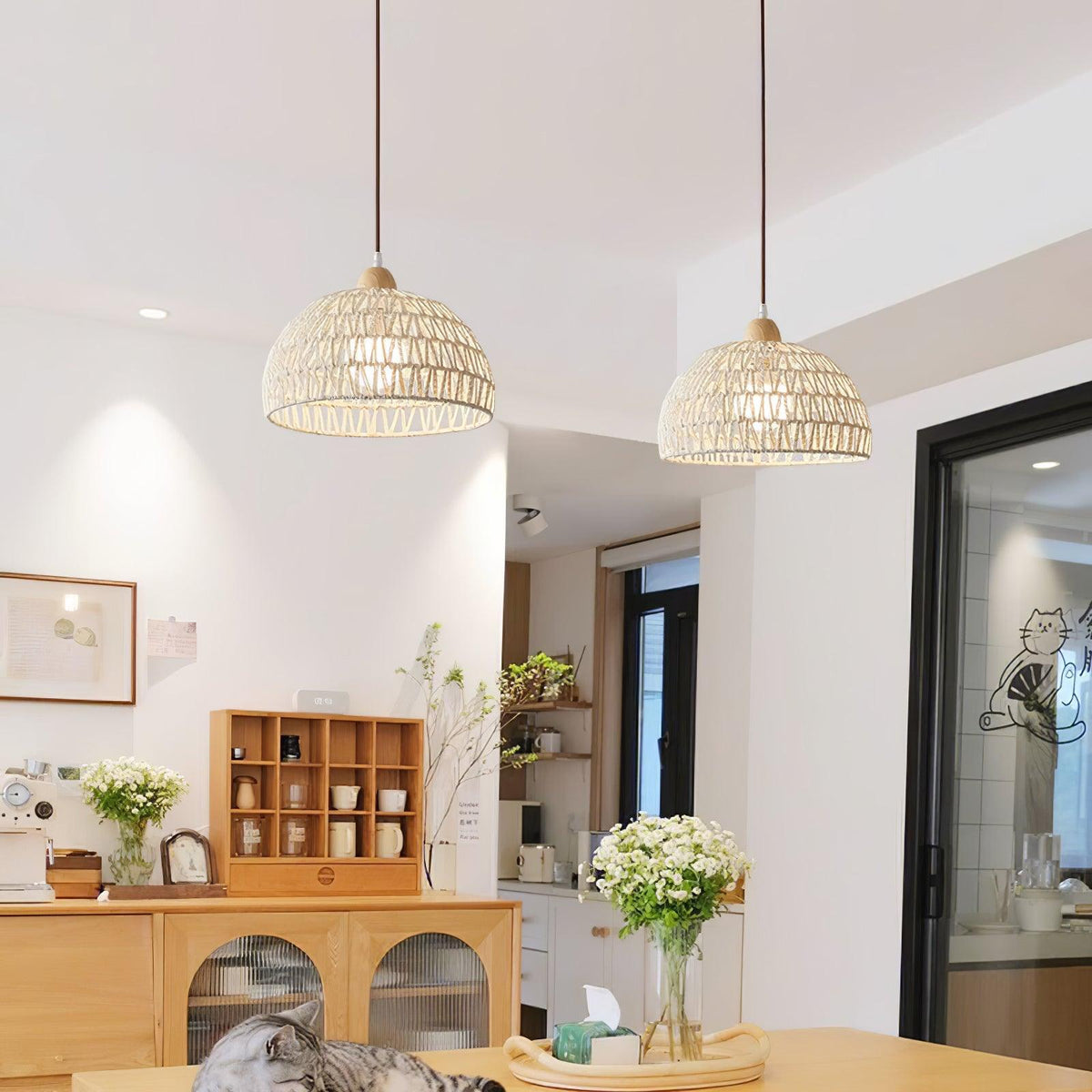 Kiranora Paper Vine Pendant Light-Moonnatur