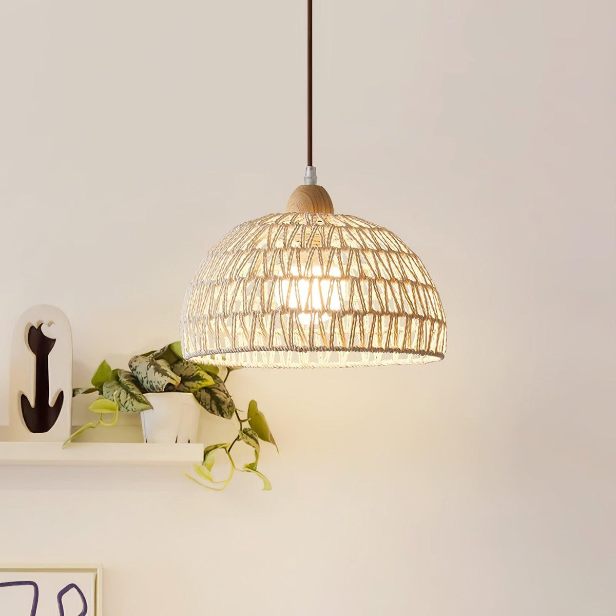 Kiranora Paper Vine Pendant Light-Moonnatur