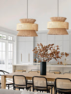 Valdenholm Rattan Pendant Light-Moonnatur