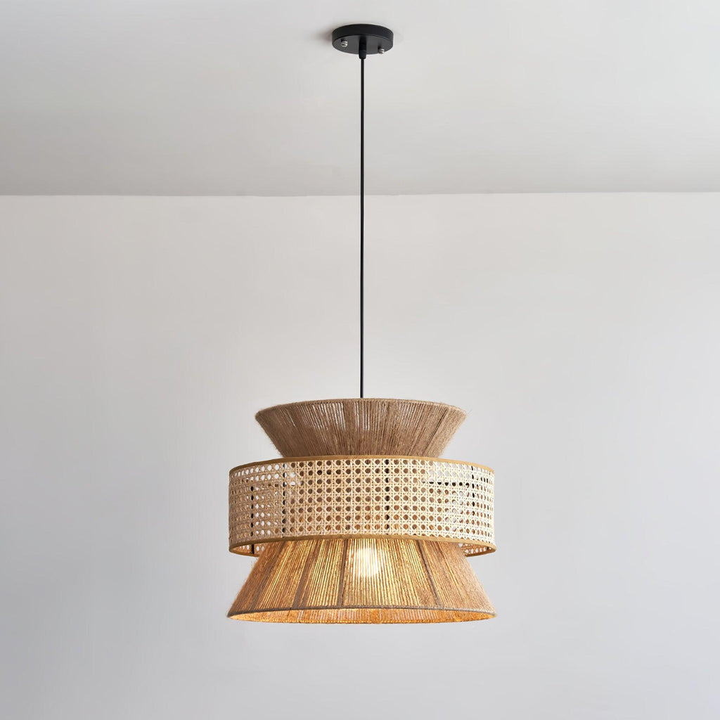 Zelvenara Bamboo Pendant Light-Moonnatur
