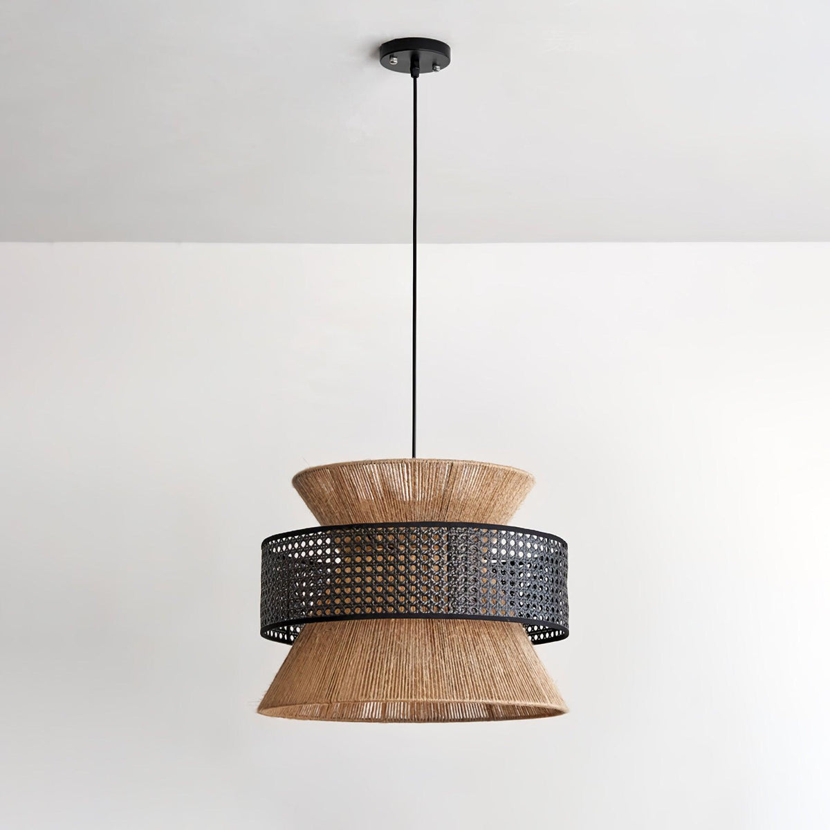 Valdenholm Rattan Pendant Light-Moonnatur