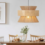 Zelvenara Bamboo Pendant Light-Moonnatur