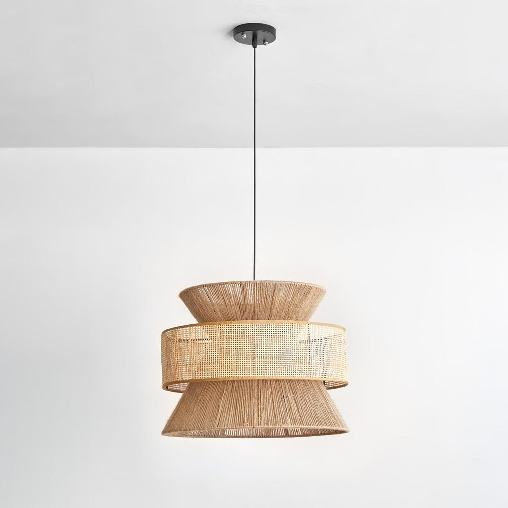 Valdenholm Rattan Pendant Light-Moonnatur