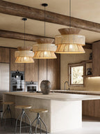Zelvenara Bamboo Pendant Light-Moonnatur