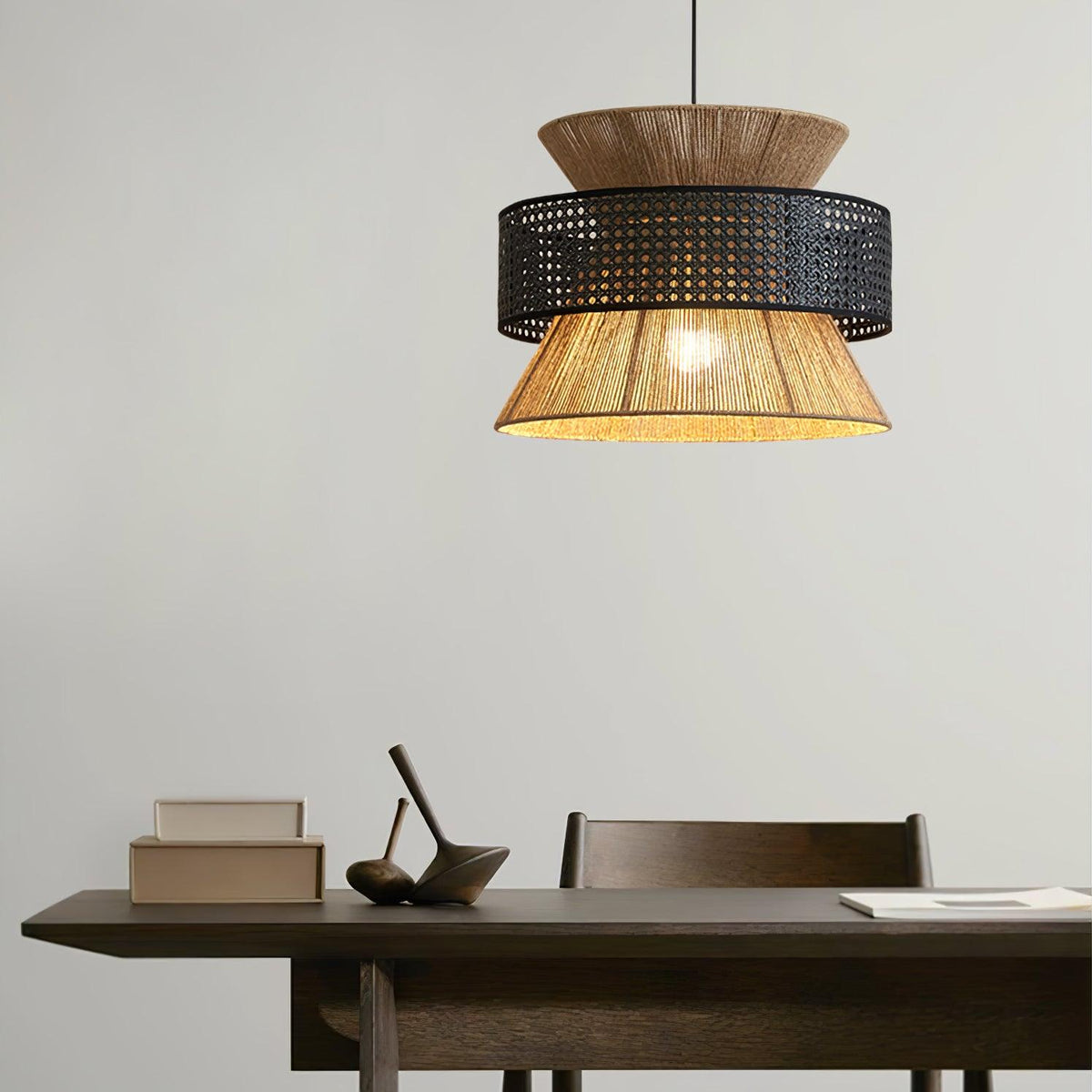 Zelvenara Bamboo Pendant Light-Moonnatur