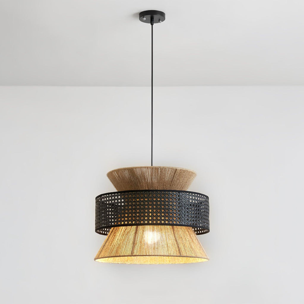Valdenholm Rattan Pendant Light-Moonnatur