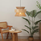 Valdenholm Rattan Pendant Light-Moonnatur