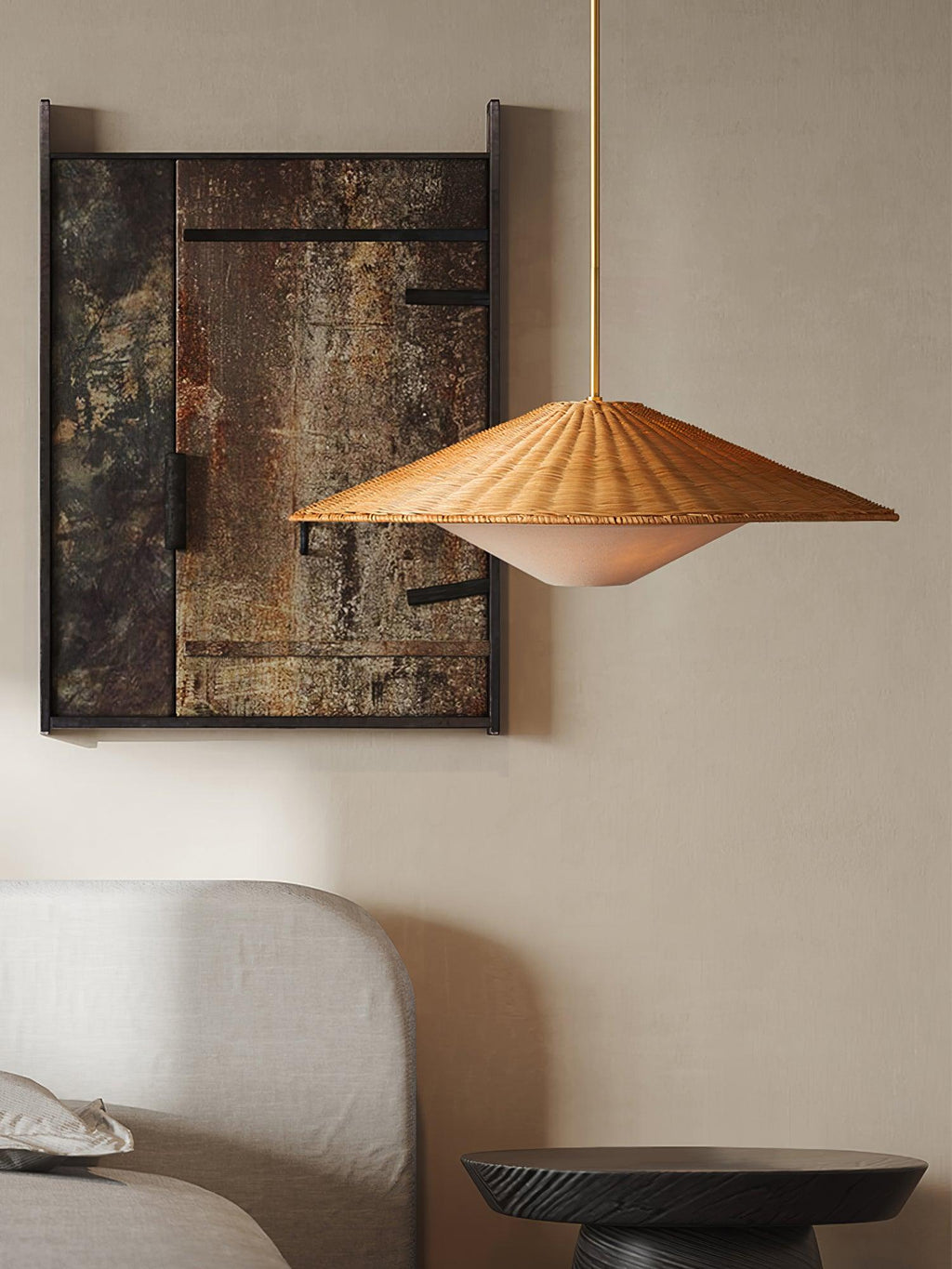 Ardenia Rattan Pendant Light-Moonnatur
