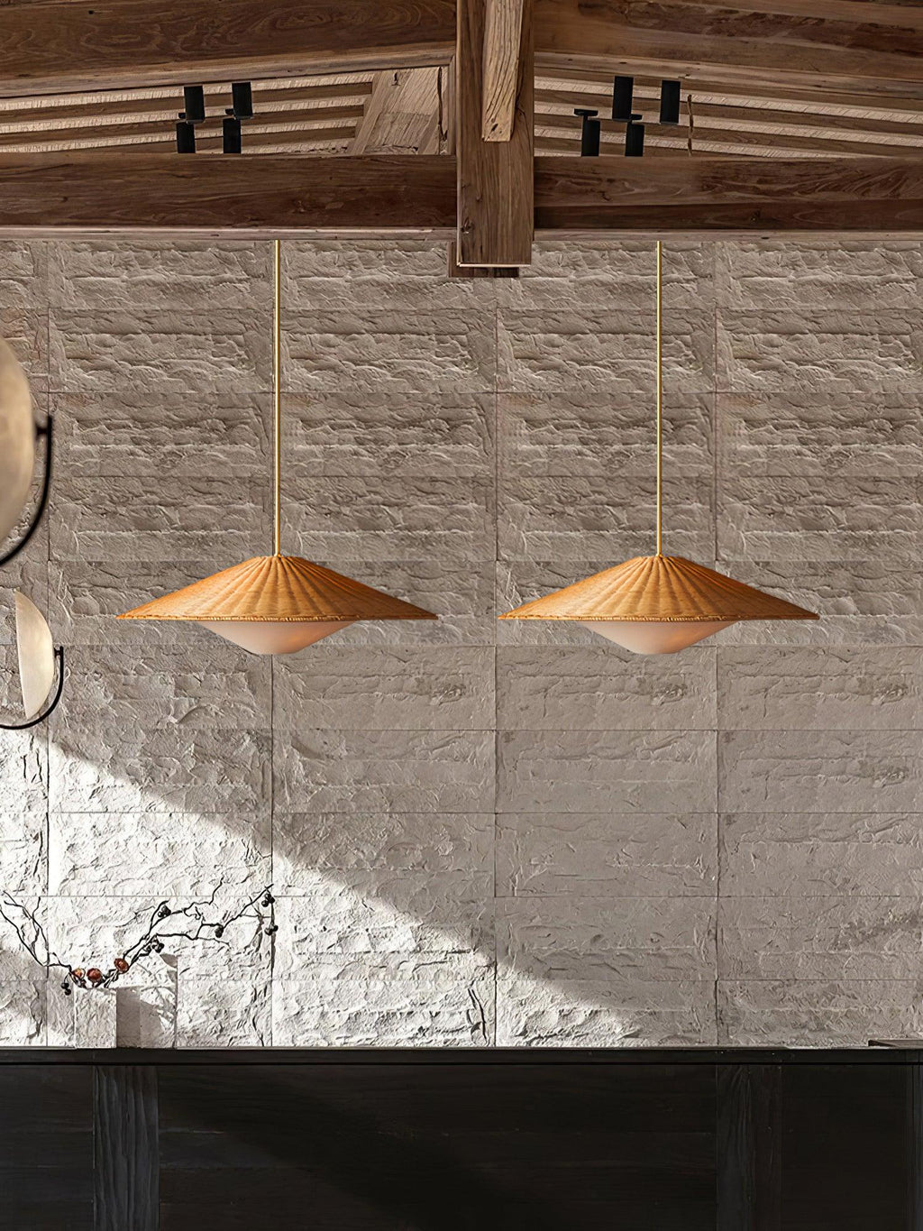 Ardenia Rattan Pendant Light-Moonnatur