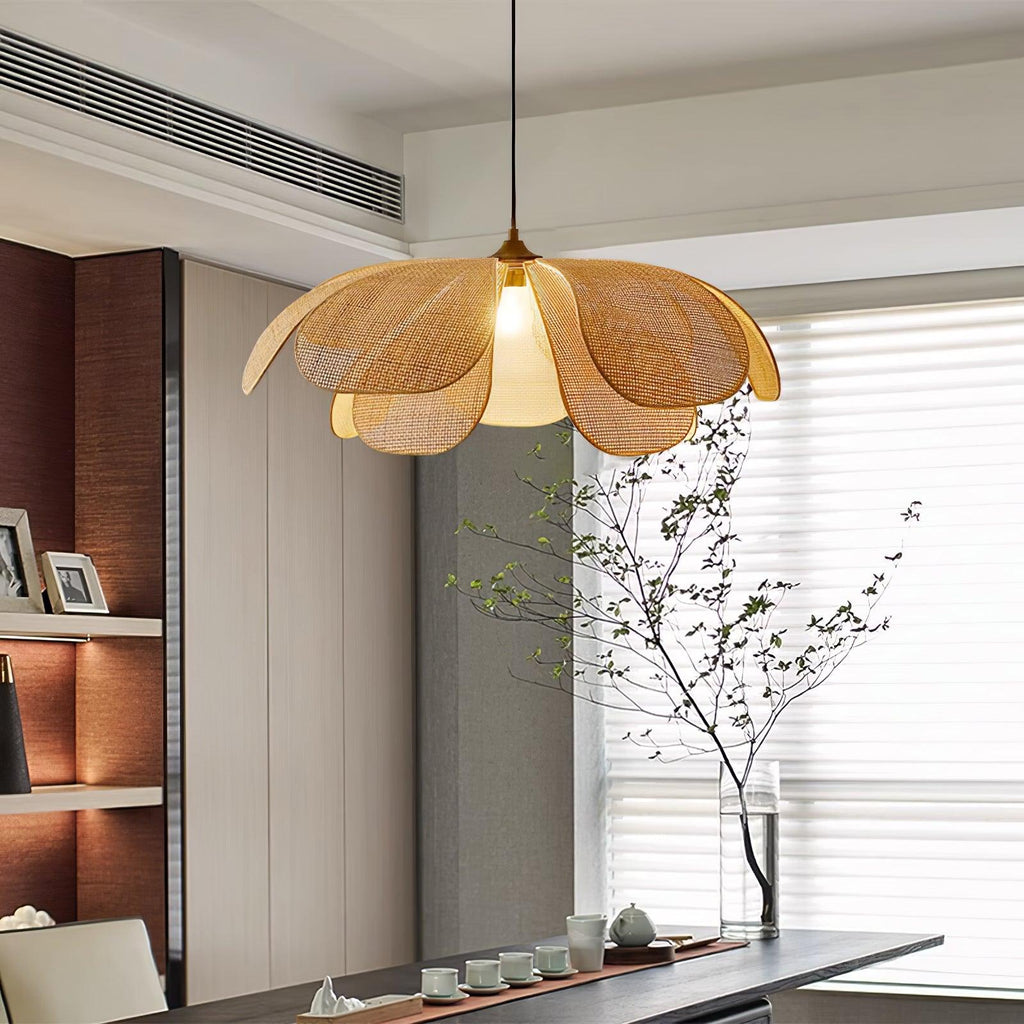 Urenheath Rattan Pendant Light-Moonnatur
