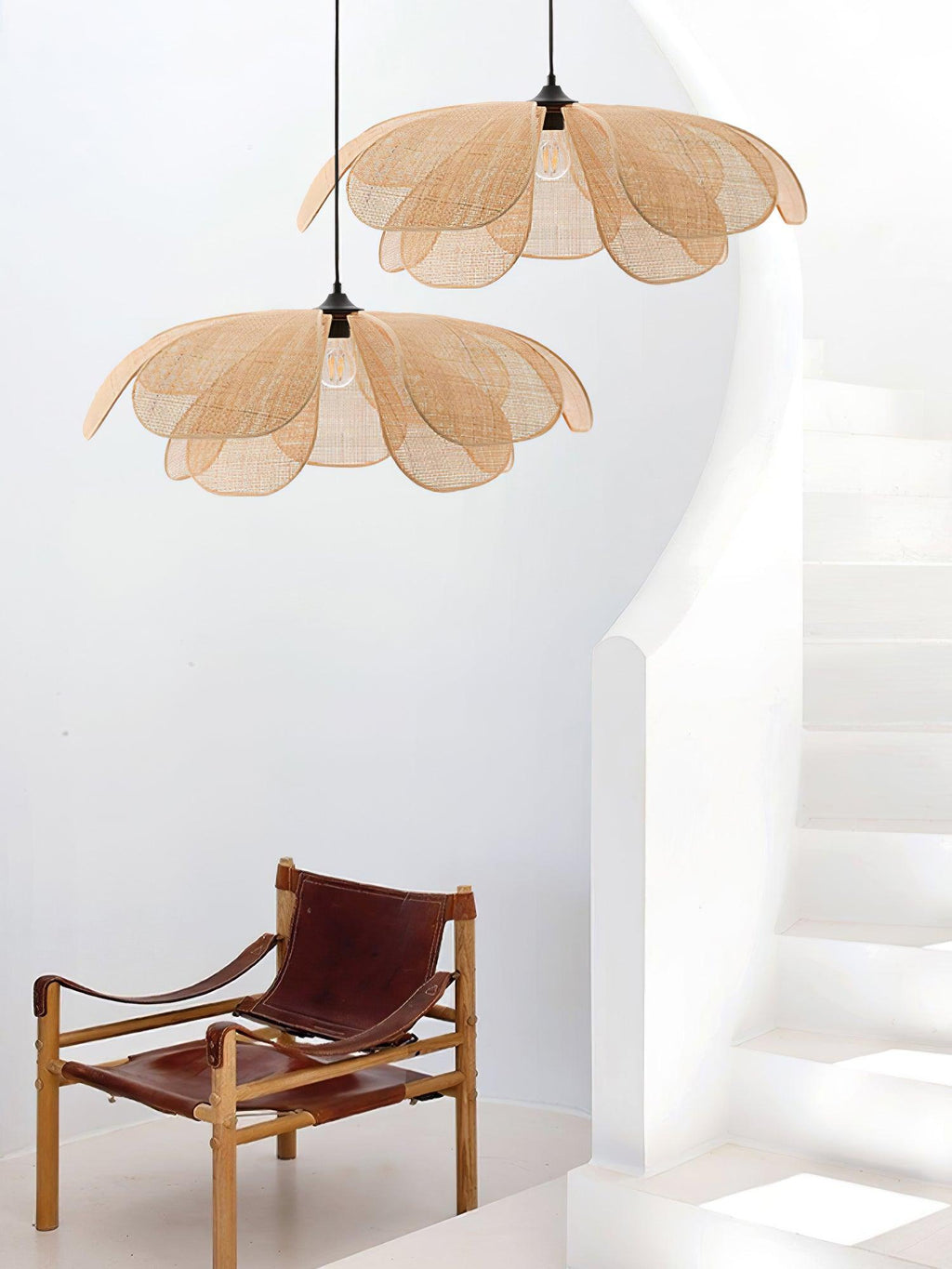 Urenheath Rattan Pendant Light-Moonnatur