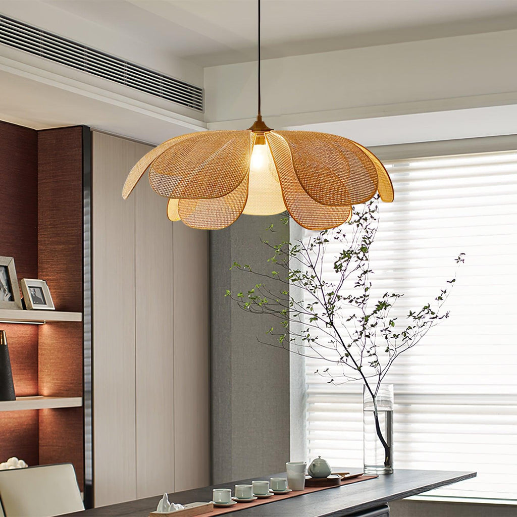 Urenheath Rattan Pendant Light-Moonnatur