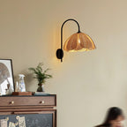Ulvenmoss Rattan Wall Light-Moonnatur