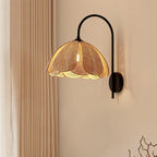 Ulvenmoss Rattan Wall Light-Moonnatur
