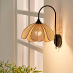 Ulvenmoss Rattan Wall Light-Moonnatur