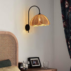 Ulvenmoss Rattan Wall Light-Moonnatur