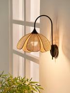 Ulvenmoss Rattan Wall Light-Moonnatur