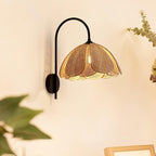 Ulvenmoss Rattan Wall Light-Moonnatur
