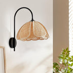 Ulvenmoss Rattan Wall Light-Moonnatur
