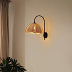 Ulvenmoss Rattan Wall Light-Moonnatur