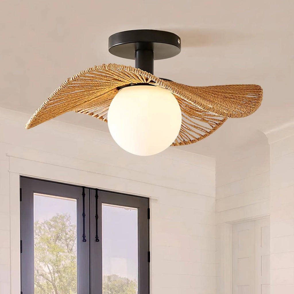 Selvenmere Hemp Rope Ceiling Light-Moonnatur