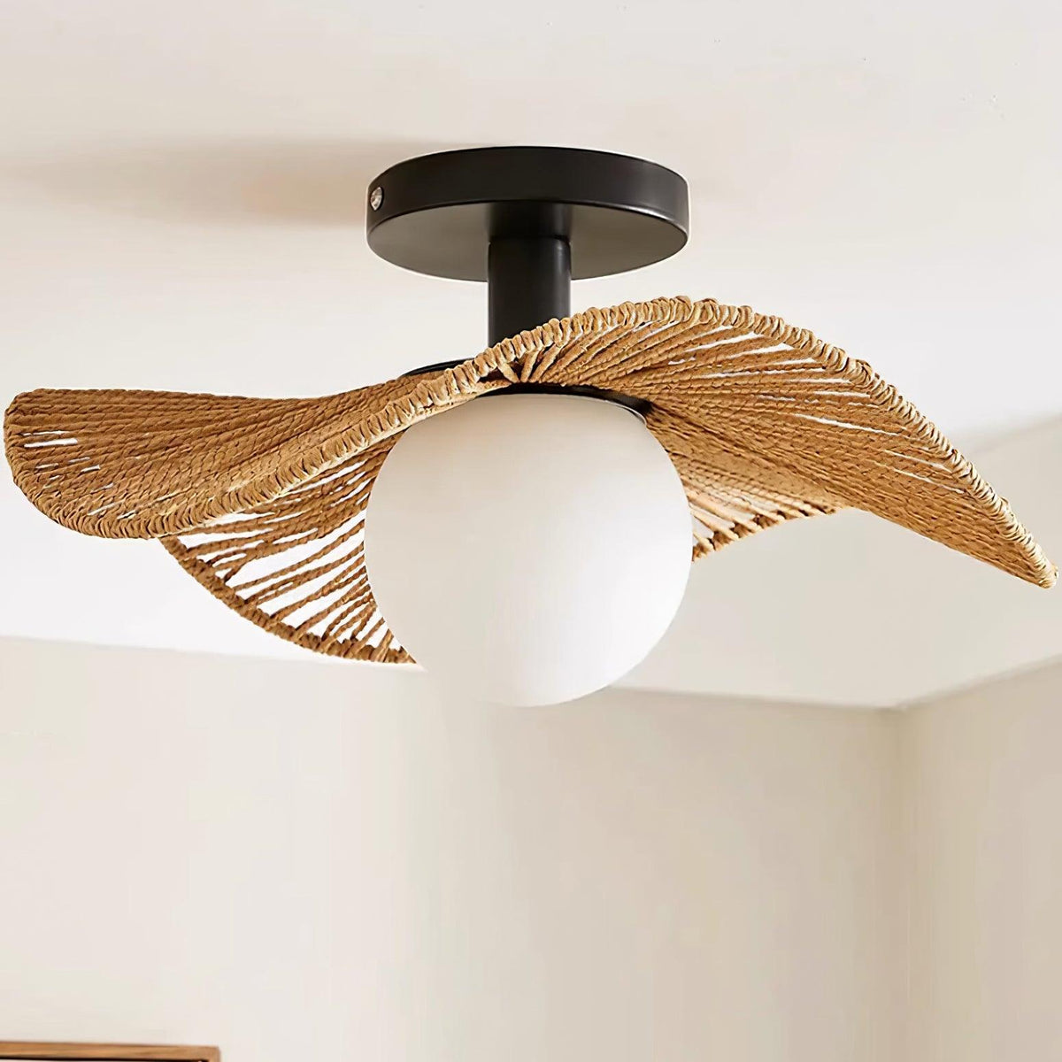 Selvenmere Hemp Rope Ceiling Light-Moonnatur