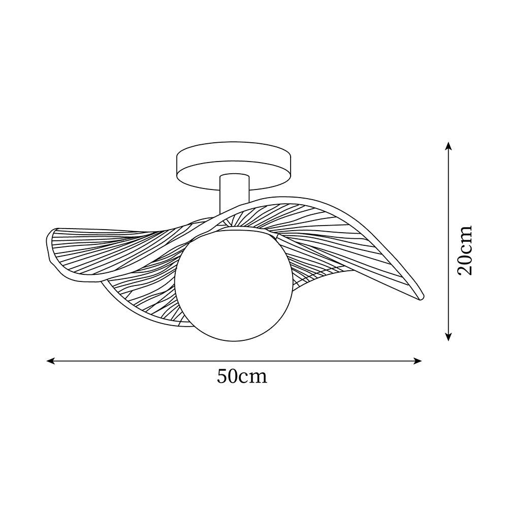 Selvenmere Hemp Rope Ceiling Light-Moonnatur