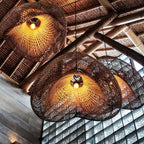 Elsencove Rattan Pendant Light-Moonnatur