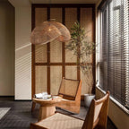 Elsencove Rattan Pendant Light-Moonnatur