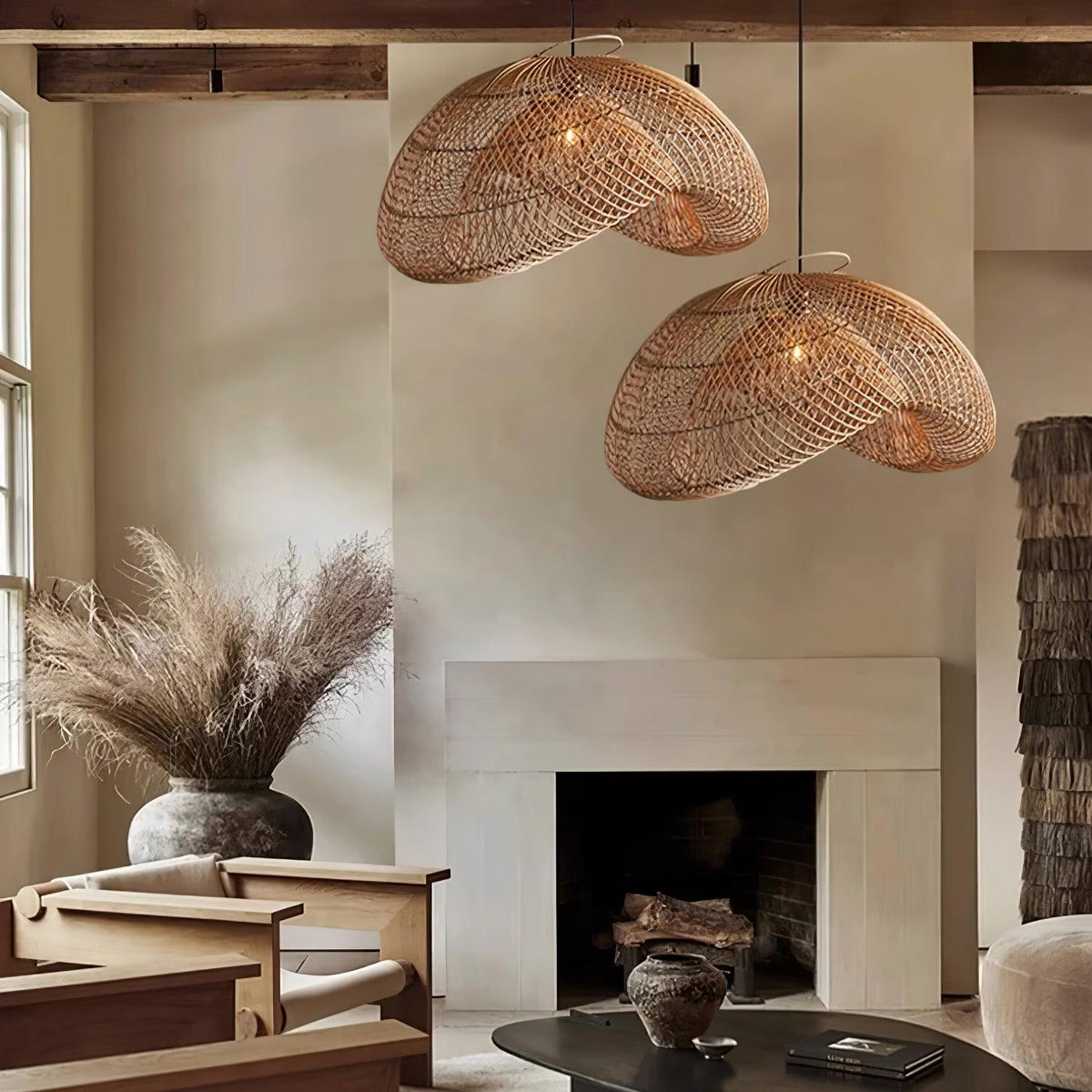 Perenwyn Rattan Pendant Light-Moonnatur