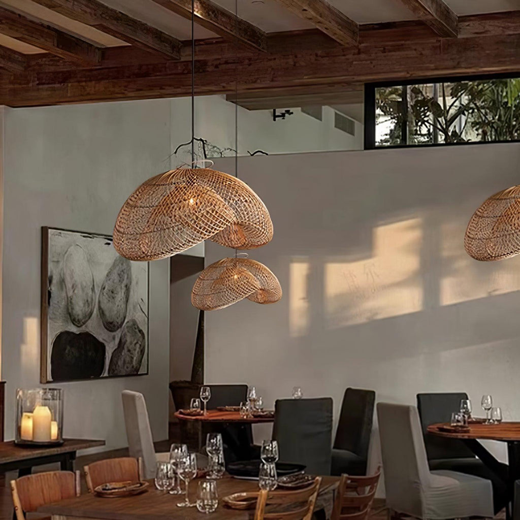 Perenwyn Rattan Pendant Light-Moonnatur