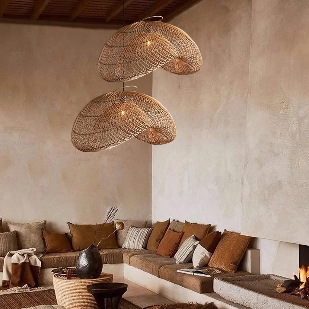 Perenwyn Rattan Pendant Light-Moonnatur