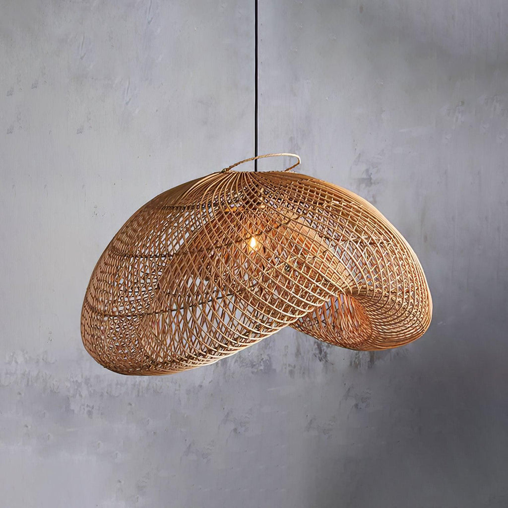 Elsencove Rattan Pendant Light-Moonnatur