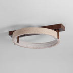 Hatherwick Travertine Ceiling Light-Moonnatur