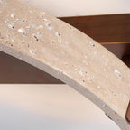 Hatherwick Travertine Ceiling Light-Moonnatur